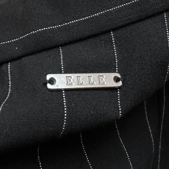 ELLE black pinstriped pants - Picture 5 of 11
